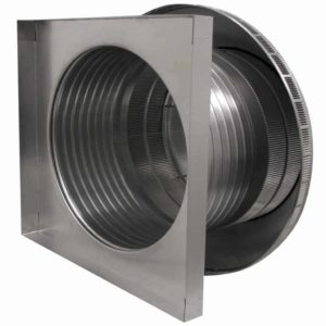 18 inch Roof Vent - Roof Louver for Air Intake - Pop Vent with Curb Mount Flange PV-18-C8-CMF